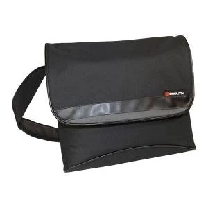 Image of Monolith Nylon Laptop Messenger Bag W400 x D115 x H365mm Black 2386