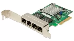 Image of AOC-SGP-I4 - Internal - Wired - PCI Express - Ethernet - 1000 Mbps - Silver