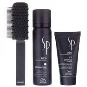 Image of Wella SP Men Gradual Tone Black Pigment Mousse 60ml and Sensitive Shampoo 30ml
