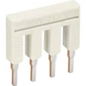 Image of WAGO 2002 403 Jumper Bar Isolated Compatible with details Passage clamps series 2002