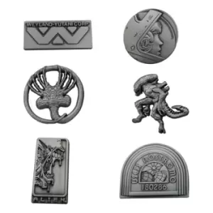 Image of Alien Pin Badge 6-Pack Limited Edition