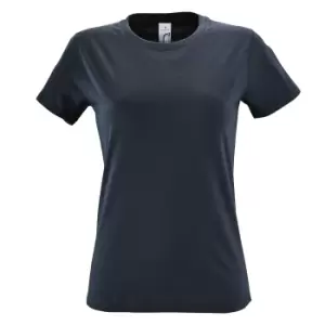 Image of SOLS Womens/Ladies Regent Short Sleeve T-Shirt (M) (Mouse Grey)