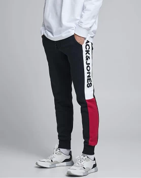 Image of Jack & Jones Navy Logo Block Jogger