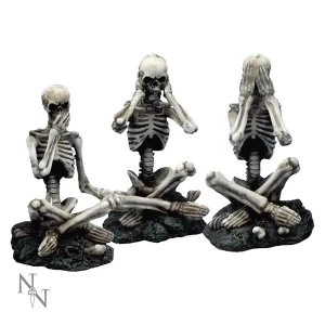 Image of See No Hear No Speak No Skeletons Set 3 Figures