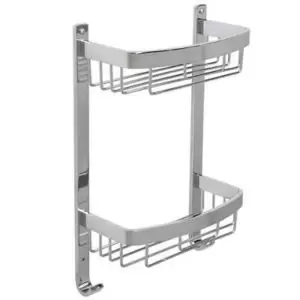 Image of Croydex Chrome Aluminium Storage Basket