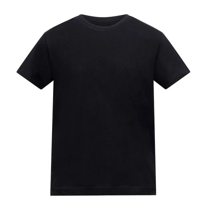 Image of Awdis RW11085 boys's Children's T shirt in Black