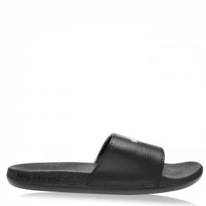Image of True Religion Logo Sliders - Black/Gold