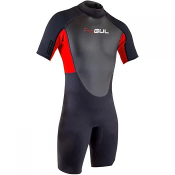 Image of Gul 3/2 Sdl Fl T2 Shorti - BLK/RED
