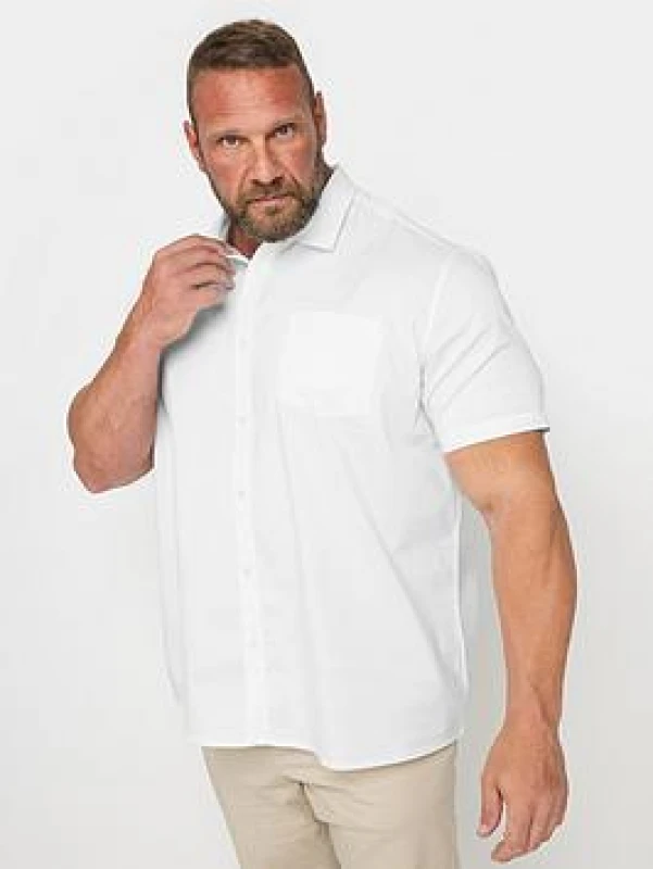 Image of BadRhino Short Sleeve Shirt White