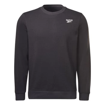 Image of Reebok ID Logo Crewneck Sweatshirt Mens - Black