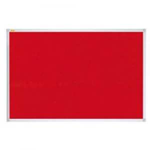 Image of Felt Pin Board X-tra!Line PT130601 240 x 120cm Red