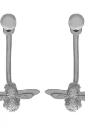 Image of Ladies Olivia Burton Sterling Silver 3D Bee Earrings OBJ16AME03
