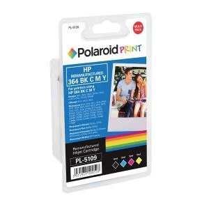 Image of Polaroid HP 364 Black and Tri Colour Ink Cartridge