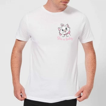 Image of Disney Aristocats Marie I'm A Lady Mens T-Shirt - White - XS