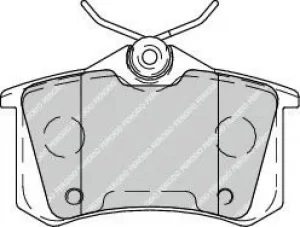 Image of Ferodo FDB4260 Brake Pad Set Rear Axle Premier Car