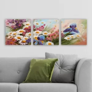 Image of P1841194 Multicolor Decorative Canvas Painting (3 Pieces)