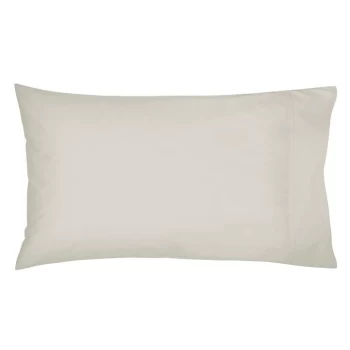 Image of Bedeck of Belfast Fine Linens 300TC Plain Dye Standard Pillowcase - LINEN