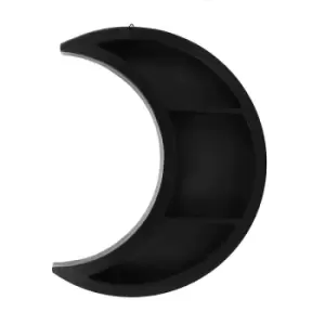 Image of Crescent Moon Wooden Shelf