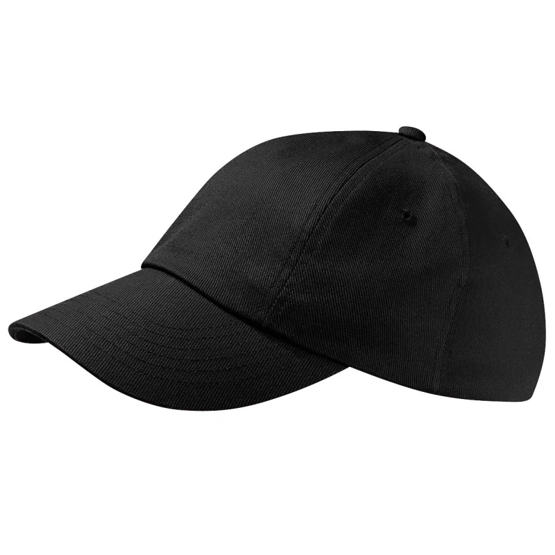 Image of Beechfield Beechfield Men Low Profile Heavy Cotton Drill Cap Headwear in Black One Size Male 5055747773781