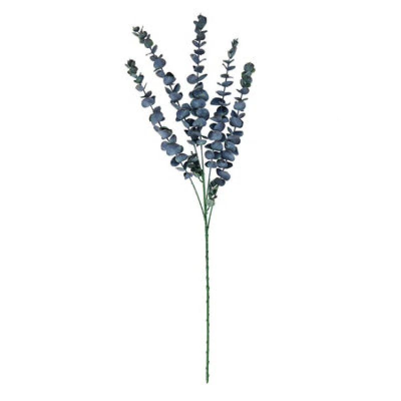 Image of Hill Interiors Eucalyptus Artificial Flower Blue (One Size)