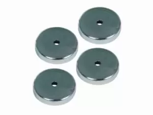 Image of Silverline 106307 Ferrite Magnet 4pk 7.2kg Capacity