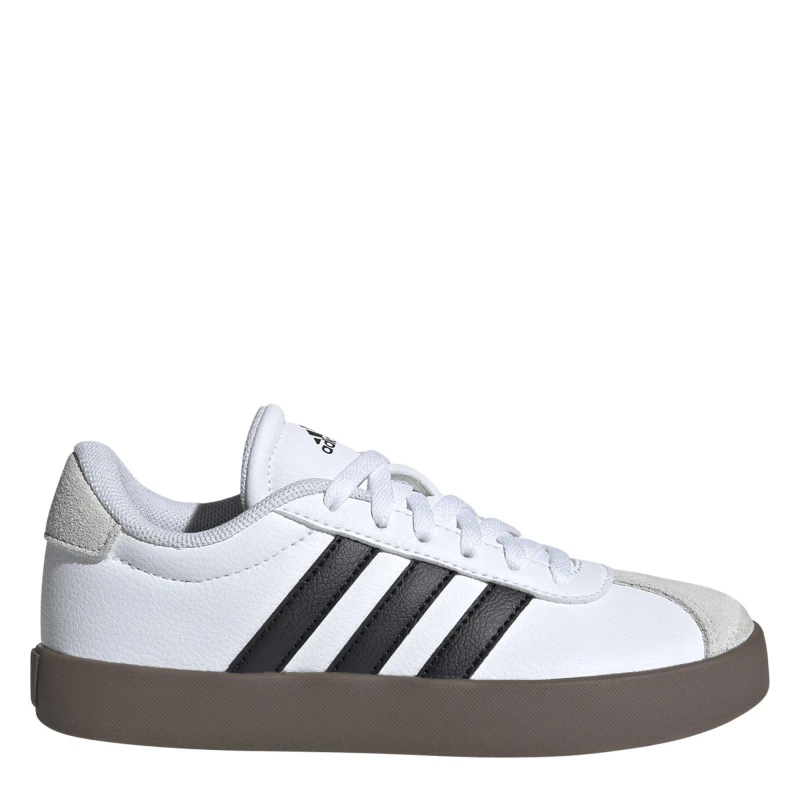 Image of adidas VL Court 3.0 Shoes Junior Boys White/Gum male 5 (38)