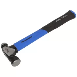 Image of Sealey BPHG16 Ball Pein Hammer with Fibreglass Shaft 16oz