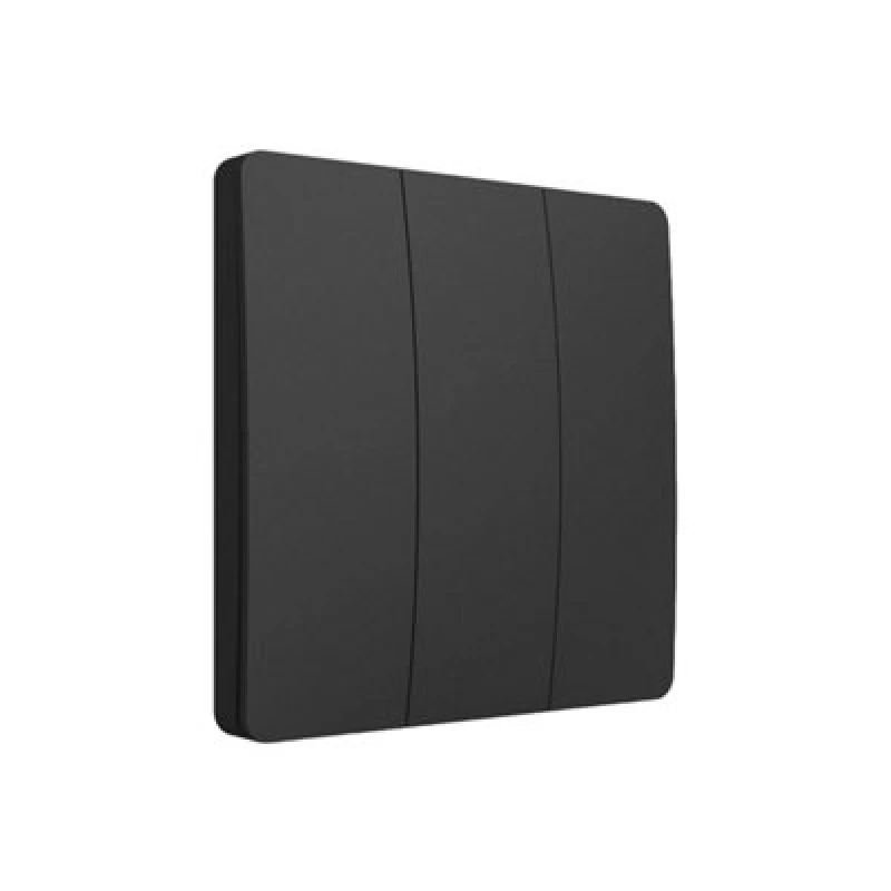 Image of Ener-J Ener - J 3 Gang Wireless Kinetic Switch Dimmable/non Dimmable Black