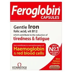 Image of Vitabiotics Feroglobin Capsules 30s