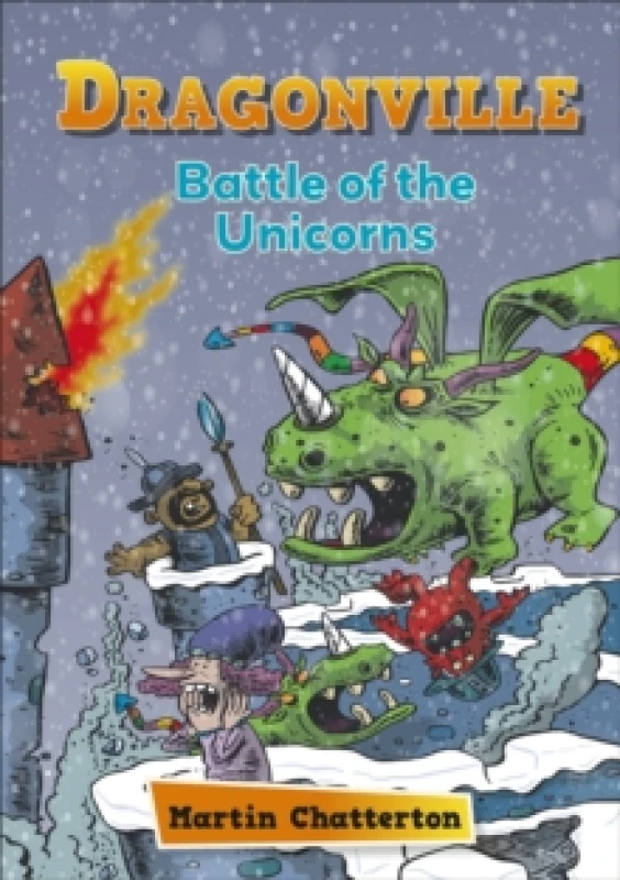 Image of Martin Chatterton Reading Planet: Astro - Dragonville: Battle of the Unicorns - Venus/Gold band Book Multi unisex