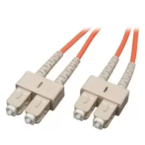 Image of Tripp Lite N506-01M Duplex Multimode 50/125 Fiber Patch Cable (SC/SC) 1M (3 ft.)