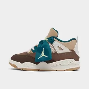 Image of Kids' Toddler Jordan Retro 4 Basketball Shoes