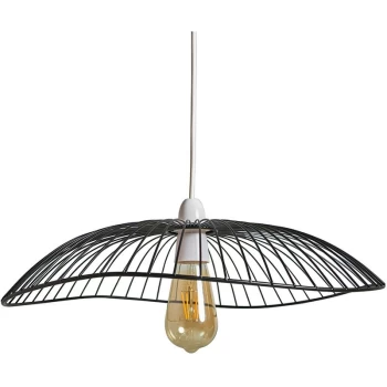 Image of Minisun - Black Metal Non Electric Pendant Shade - No Bulb