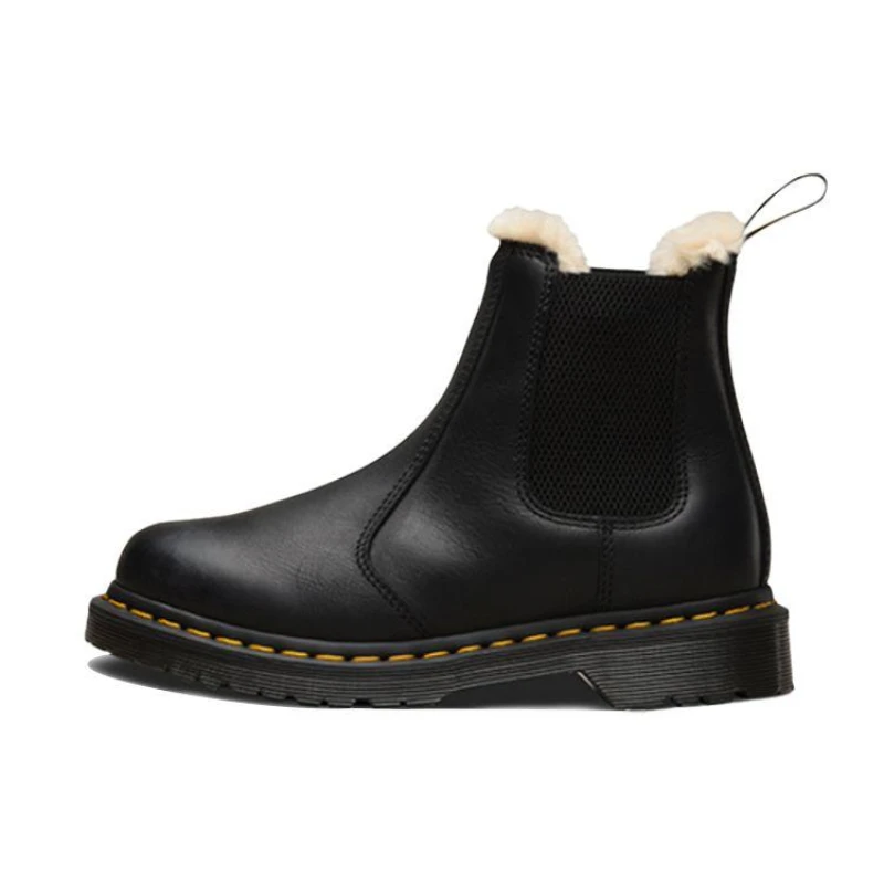 Image of Dr. Martens 2976 Leonore Fur Lined Winter Boots Black EU37 Women