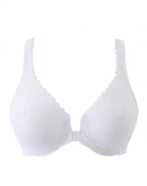 Image of Glamorise Elegance F/F Plunge White Bra