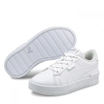 Image of Puma Jada Court Trainers Child Girls - White/White