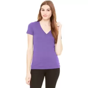 Image of Bella Ladies/Womens Triblend Crew Neck T-Shirt (XL) (Purple Triblend)