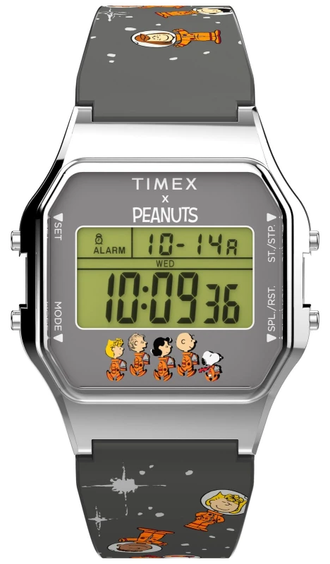 Image of Timex TW2W90100 x Peanuts Space T80 (34mm) Digital Dial / Watch