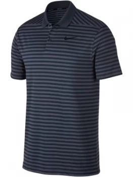 Image of Mens Nike Victory Stripe Polo Thunder
