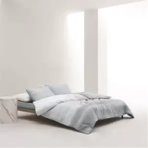 Image of Himeya Silver Lining 210TC Cotton Duvet Cover - Blue