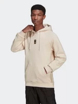 Image of adidas Los Angeles FC Travel Hoodie, Beige Size M Men