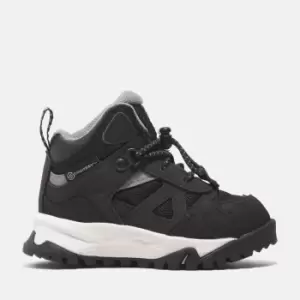 Image of Timberland Lincoln Peak Waterproof Hiking Boot For Toddler In Black Kids, Size 7