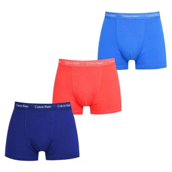 Image of Calvin Klein 3 Pack Trunks - Multi, Size L, Men