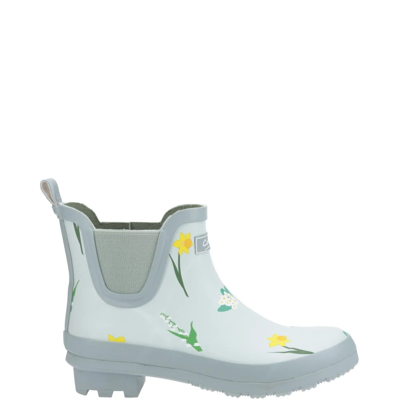 Image of Cotswold Wildflower Ankle Wellingtons Pale Green female 8 (41)