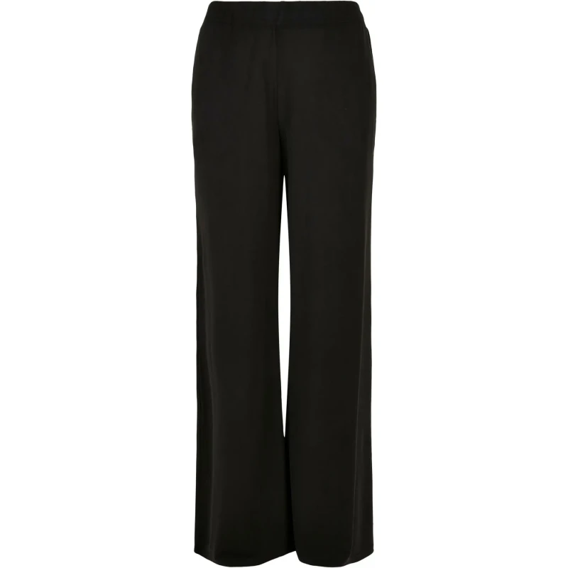 Image of Urban Classics Womens wide-leg Trousers Urban Classics Modal Noir Female M