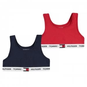 Image of Tommy Hilfiger 2 Pack Bra - Navy/Red 0Y4
