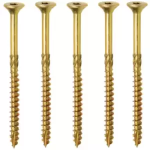 Image of Hardened TORX Wood CSK Ribs Countersunk Screws - Size 5.0 x 60mm TX25 - Pack of 50
