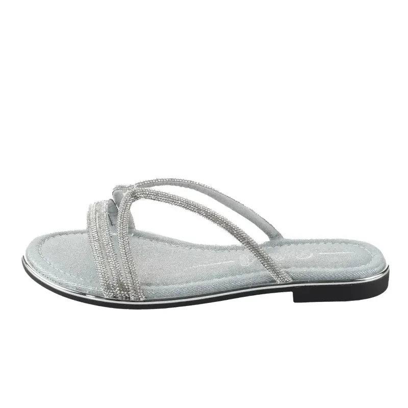 Image of Buffalo Womens sandals Buffalo Kira Mss Glam - Vegan Denim Bleu Female 41