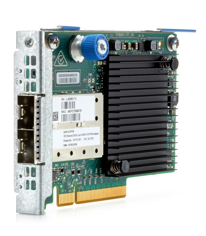 Image of HPE Ethernet 10/25Gb 2-port 640FLR-SFP28 Internal Ethernet / Fiber 250