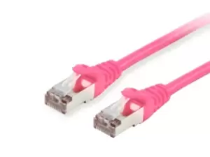 Image of Equip Cat.6 S/FTP Patch Cable, 5.0m, Pink